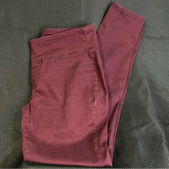 Burgundy SO jeggings - Picture 1 of 3